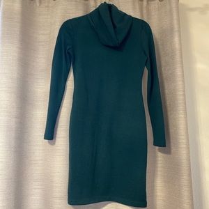 Old Navy Green Khaki Sweater Turtleneck Dress Size XS